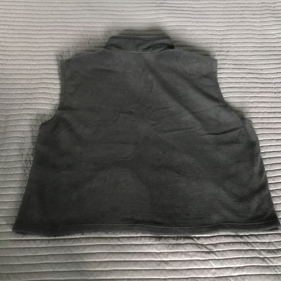 Mens XXL Columbia polar fleece vest dark gray - Picture 2 of 4